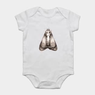 Of Moths Baby Bodysuit